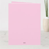 かわいいミニマルモダンリストバレンタインデーのカード カード (裏面)