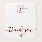 かわいいミニマル写真家カメラサンキューカード (外部フラット)