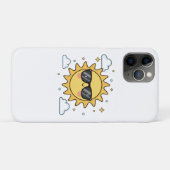 かわいいミニマル太陽のイラスト Case-Mate iPhoneケース (裏面(横))