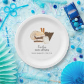 かわいいミニマルS'more Love & おもしろいベビーシャワー ペーパープレート (パーティー)