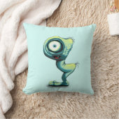 かわいいミニモンスターのMIMO クッション (ブランケット)