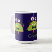 かわいいミニモンスター コーヒーマグカップ (正面左)