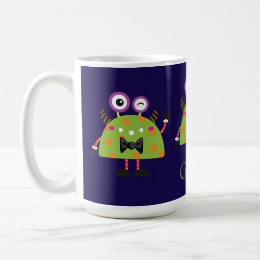 かわいいミニモンスター コーヒーマグカップ (左)
