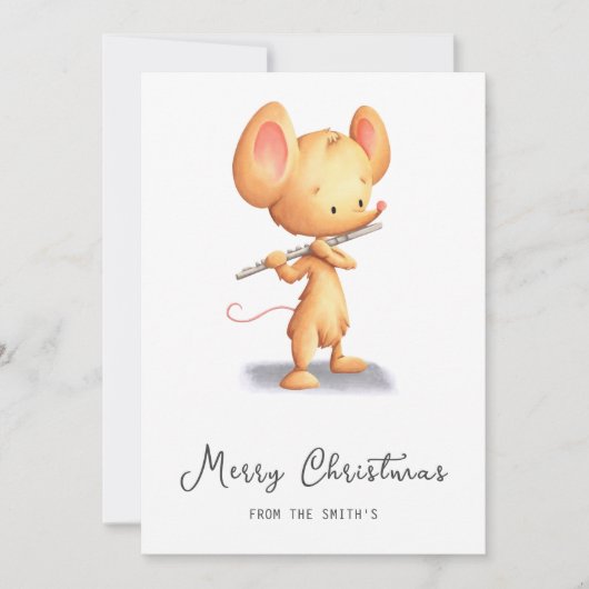 かわいいミュージシャンメリークリスマス シーズンカード (正面)