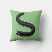 かわいいミリペードアニメイラストレーション クッション (裏面)