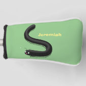 かわいいミリペードアニメイラストレーション ゴルフヘッドカバー (正面)