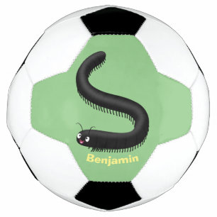 かわいいミリペードアニメイラストレーション サッカーボール