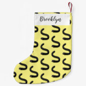 かわいいミリペードアニメイラストレーション スモールクリスマスストッキング (裏面)