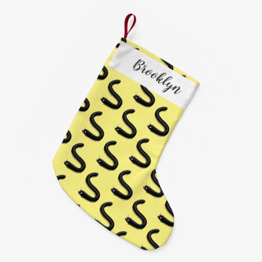 かわいいミリペードアニメイラストレーション スモールクリスマスストッキング (正面 (吊り時))