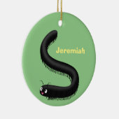 かわいいミリペードアニメイラストレーション セラミックオーナメント (右)