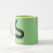 かわいいミリペードアニメイラストレーション ツートーンマグカップ (正面左)