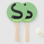 かわいいミリペードアニメイラストレーション ハンドファン (正面&裏面)