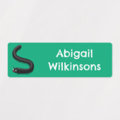 かわいいミリペードアニメイラストレーション パーソナライズされた ラベル (デザイン1)