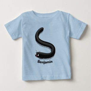 かわいいミリペードアニメイラストレーション ベビーTシャツ
