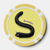 かわいいミリペードアニメイラストレーション ポーカーチップ (裏面)