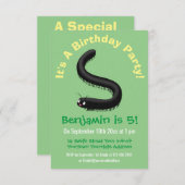 かわいいミリペードアニメイラストレーション 招待状 (正面/裏面)