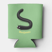 かわいいミリペードアニメイラストレーション 缶クーラー (正面)