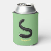 かわいいミリペードアニメイラストレーション 缶クーラー (缶裏面)