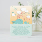 かわいいミントクジラ家族で本挿入カードを持ち込む エンクロージャーカード (スタンド正面)