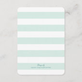 かわいいミントクジラ家族で本挿入カードを持ち込む エンクロージャーカード (裏面)