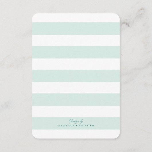 かわいいミントクジラ家族で本挿入カードを持ち込む エンクロージャーカード (裏面)