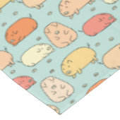 かわいいミントピグパターン テーブルクロス (アングル)