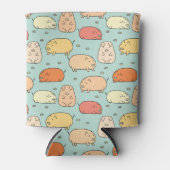 かわいいミントピグパターン 缶クーラー (正面)