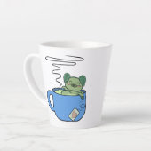 かわいいミントピグマグ カフェラテマグ (左アングル)