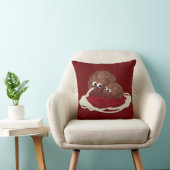 かわいいミートボー食べルのスパゲッティ装飾用クッション クッション (椅子)