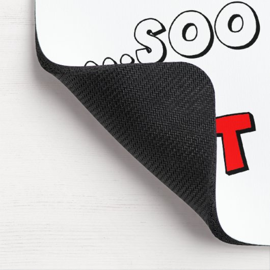 かわいいミームMouspadは"あなたの手とても柔らかいです" マウスパッド (コーナー)