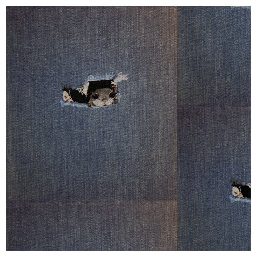 かわいいムササビのスケッチ ファブリック (見本)