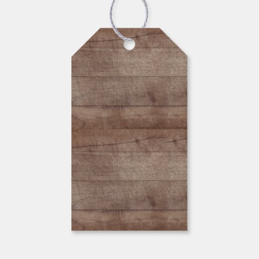 かわいいムースベイビーシャワーお願いギフトラベル ギフトタグ (裏面)