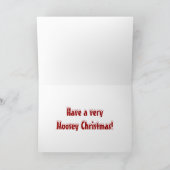 かわいいムースマウンテンクリスマスカード シーズンカード (内部)