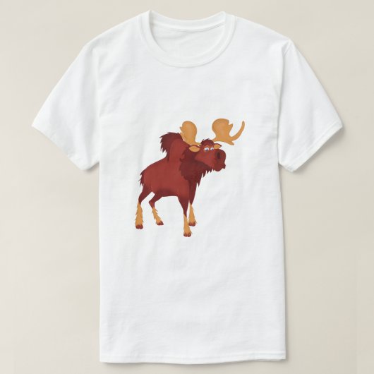 かわいいムース Tシャツ (デザイン正面)