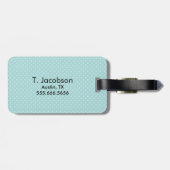 かわいいムーンと星トラベルラゲッジタグ ラゲッジタグ (裏面横)