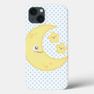 かわいいムーンと星iPadのエアケース iPhone 13ケース