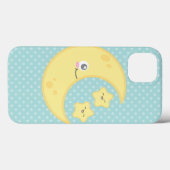かわいいムーンと星iPadのエアケース Case-Mate iPhoneケース (裏面 (横))