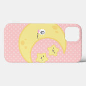 かわいいムーンと星iPadケース Case-Mate iPhoneケース (裏面 (横))