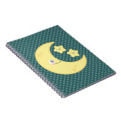 かわいいムーンアンドスターズノートブック ノートブック (右側)