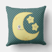 かわいいムーンアンドスターズ装飾用クッション クッション (裏面)