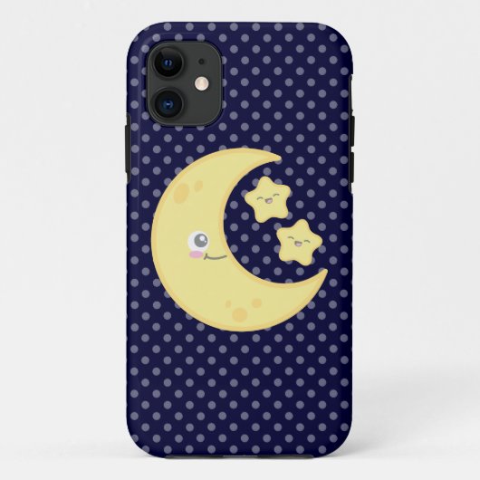 かわいいムーン&スターiPhoneケース Case-Mate iPhoneケース (裏面)