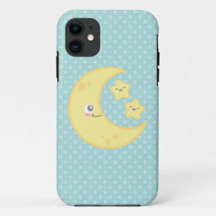 かわいいムーン&スターiPhoneケース iPhone 11 ケース