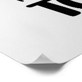 かわいいメイクアップアーティスト口紅ワードアート ポスター (角)