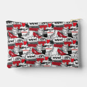 かわいいメイクアップ女の子 – かわいい美しいとGlamファッション アクセサリーポーチ (裏面)