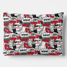 かわいいメイクアップ女の子 – かわいい美しいとGlamファッション アクセサリーポーチ