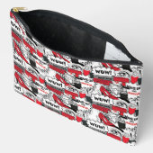 かわいいメイクアップ女の子 – かわいい美しいとGlamファッション アクセサリーポーチ (見開き)