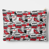 かわいいメイクアップ女の子 – かわいい美しいとGlamファッション アクセサリーポーチ (裏面)