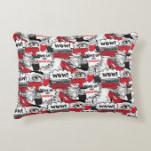 かわいいメイクアップ女の子 – かわいい美しいとGlamファッション アクセントクッション (正面)