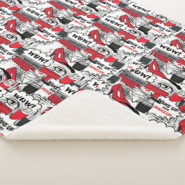 かわいいメイクアップ女の子 – かわいい美しいとGlamファッション シェルパブランケット