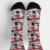 かわいいメイクアップ女の子 – かわいい美しいとGlamファッション ソックス (上部)